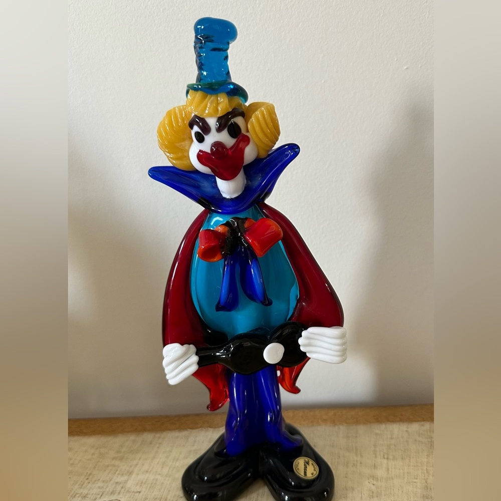 NEW AUTHENTIC GUITAR PLAYER CLOWN. Made in Italy